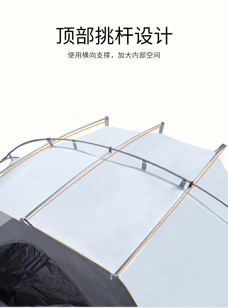 Cheap Goat Tents Outdoor Camping Equipment Four Seasons Rainproof Tent Double Layer Double Layer Aluminum Pole Multi Person Outdoor Winter Campin Tents 